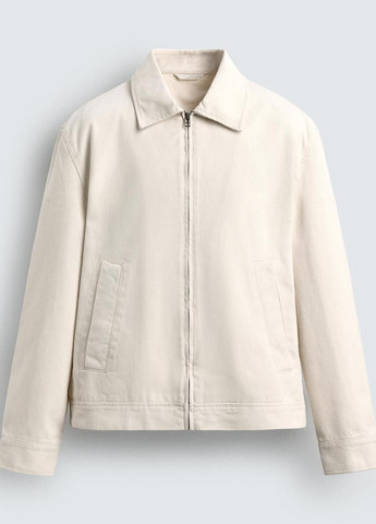 Молочная демисезонная куртка Zara