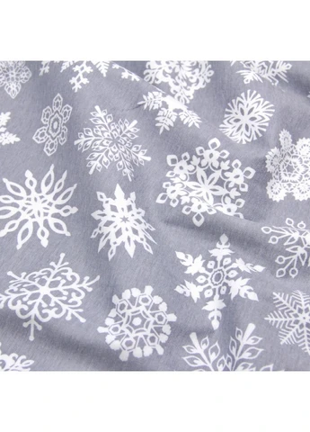 Простыня на резинке в детскую кроватку 60х120 фланель SNOWFLAKES CS1 (4822052371787) Cosas (391257893)