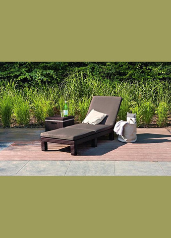 Шезлонг пластиковый Keter Daytona, коричнево Allibert (329407591)