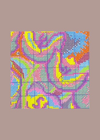 Набор для вышивания по нанесённой на канву схеме "The window view" . AIDA 14CT printed, 45*45 см Joy Sunday (313612993)