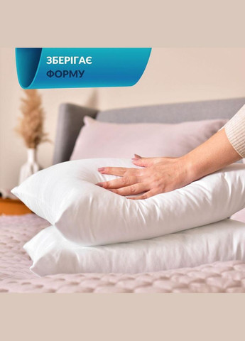 Подушка для декоративної наволочки 45х45 см внутрішня антиалергенна мікрофібра біла IDEIA (342128739)