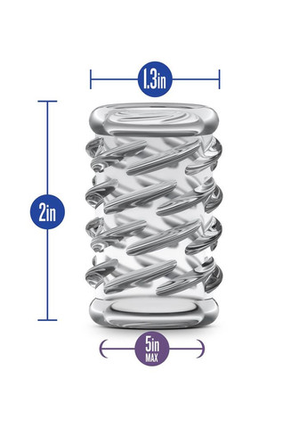 Насадка STAY HARD-COCK Sleeve 06, CLEAR Blush (331169160)