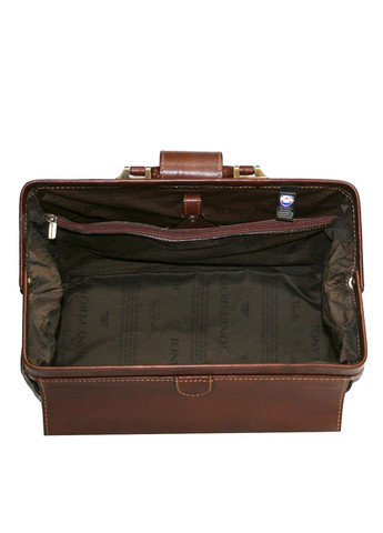 Маленький шкіряний саквояж Італія Italico 8051 cognac Tony Perotti (303831750)