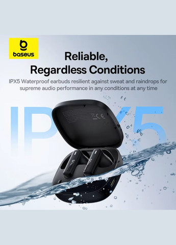 Бездротові навушники W28 ANC Bluetooth 5.4 Blue Lenovo (323137182)