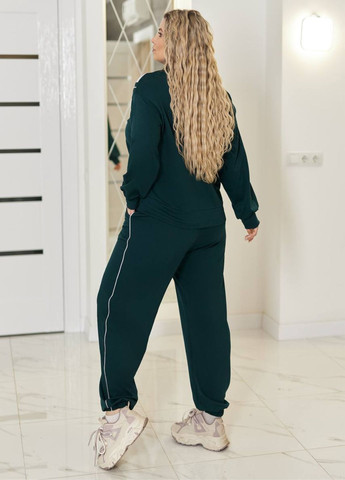 Изысканный повседневный демисезонный костюм двойка: кофта на молнии + штаны Tik-Tak (362539196)