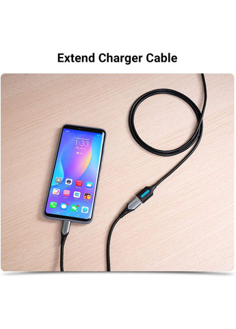 Кабель USB 3.0 A Male to A Female Extension Cable 0.5M black PVC Type (CBHBD) (CBHBD) Vention (369159721)