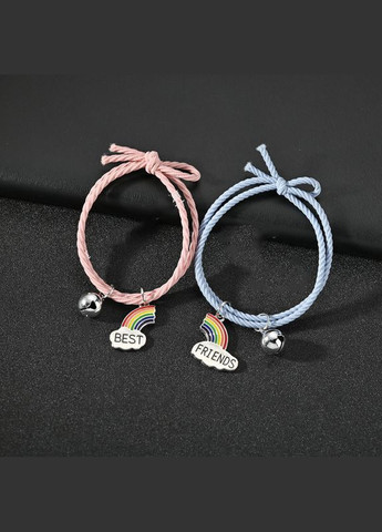 Браслет для кращих для друзів веселка Best Friends з довжиною браслета від 14 до 30 см No Brand (323652821)