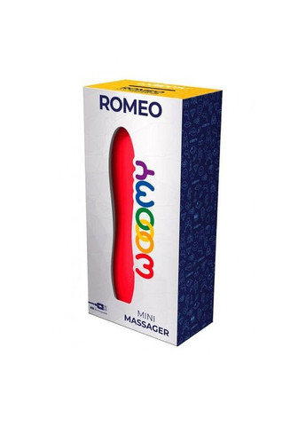 Мини-вибратор Romeo, очень мощный, 10 режимов работы Wooomy (297587709)