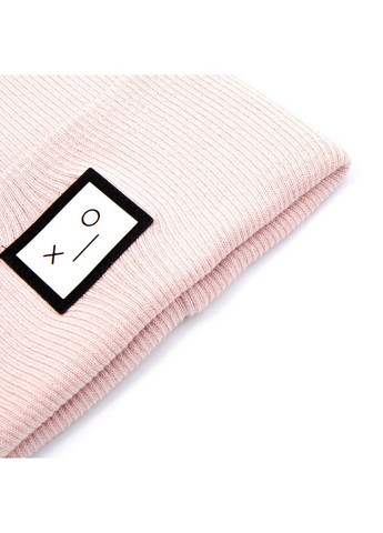 Шапка біні жіноча бавовна рожева SHANE LuckyLOOK 848-994 (322791712)