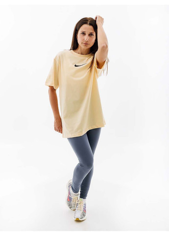 Женская Футболка W NSW TEE BF MS Желтый Nike - (367192322)