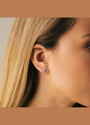 Сережки Letter E Minimal (338794721)