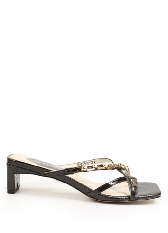 Жіночі шкіряні босоніжки на невисокому підборі It-Girl (350874633)