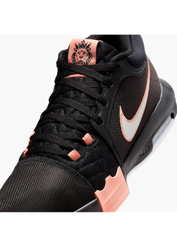 Черные всесезонные кроссовки унисекс lebron witness viii black Nike