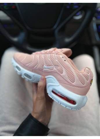 КРОССОВКИ ЖЕНСКИЕ NIKE AIR MAX TN PINK НАЙК АИР МАКС ТН ПЛЮС No Brand розовые демисезоны (367176308)