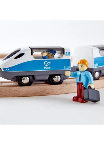 Набір для іграшкової залізниці Поїзд Інтерсіті з вагонами () Hape E3728 (366578451)