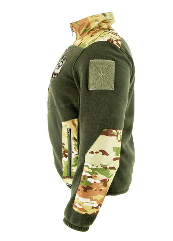 Кофта військова 93ОМБР ворон fleece хакі Cordura mc M-GEAR (341084655)