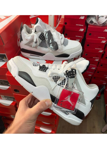 КРОСІВКИ ЖІНОЧІ NIKE AIR JORDAN 4 MILITARY НАЙК АІР ДЖОРДАН No Brand комбіновані демісезони (367172066)