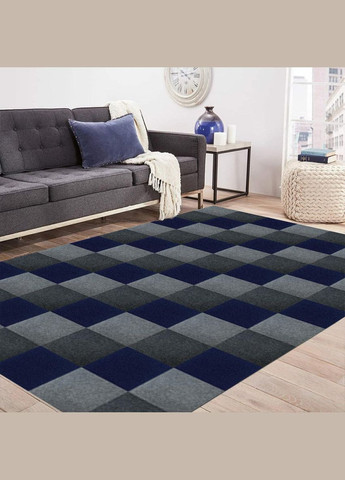 Самоклеящаяся плитка под ковролин синяя 300х300х4мм (3DPanda-1419) Sticker Wall (323155600)