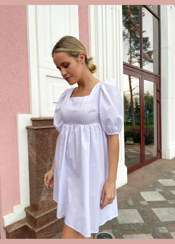 Білий святковий, повсякденний, кежуал сукня аніта 094 Zarema однотонна