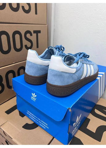 Блакитні всесезонні кросівки adidas spezial blue No Brand