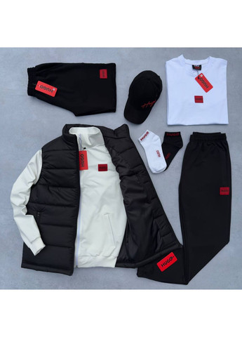 Набор HUGO 8в1: жилет-кофта-штаны-футболка-шорты-кепка 2 пары носков! No Brand (359912777)