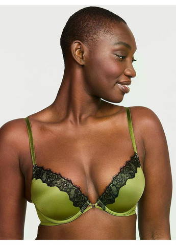 Зелений комплект жіночої білизни very sexy (бюстгальтер + трусики-танга) - 36c / m Victoria's Secret