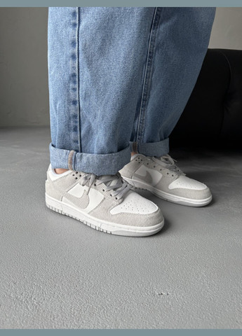 Кросівки жіночі Nike SB Dunk Low Grey White | Найк СБ Данк сірі No Brand сірі демісезони (342080208)