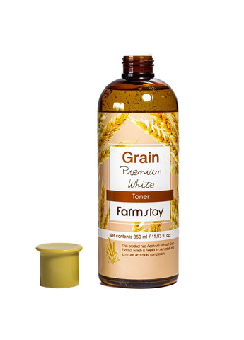 Тонер для лица с экстрактом пшеницы Grain premium white увлажняющий 350 мл FarmStay (366038399)