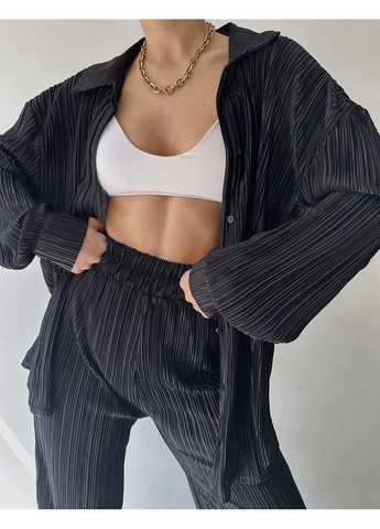 Женский летний брючный костюм плиссе KK-104 Красный Number Nine (336214221)