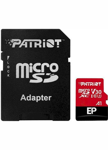 Картка пам'яті microSDXC 1 TB EP UHS1 U3 V30 80/100 МБ/с Patriot (282676502)