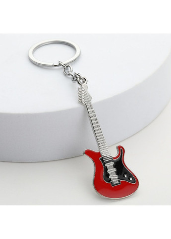 Брелок для ключів Гітара металевий Червоний 99_10_0_1С No Brand (367738711)
