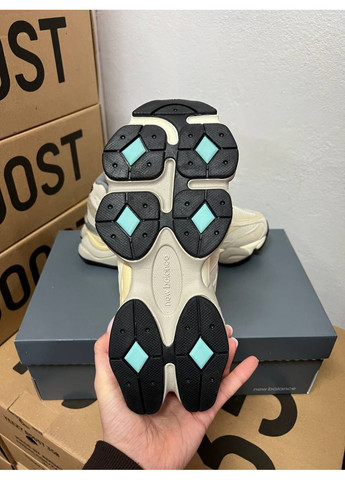 Комбіновані Осінні кросівки чоловічі new balance 9060 sea salt нью беланс 9060 No Brand