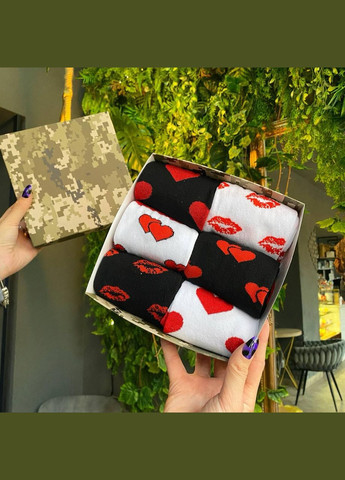 Комбіновані бокс чоловічих шкарпеток 40-45 на 6 пар у подарунковій коробці Vakko (307009113)