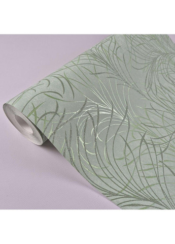 Шпалери вінілові 0.53 × 10.05 м 94210, салатові з малюнком для спальні, кухні, дитячої MARBURG (368895633)