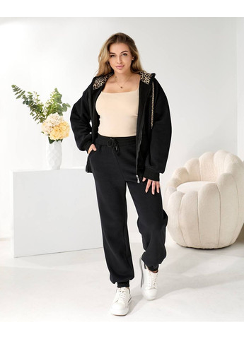 🖤 Теплий костюм із стильними смугастими акцентами, худі з капюшоном— ЗАМІРИ В ОПИСІ 🖤 Vione (370986217)