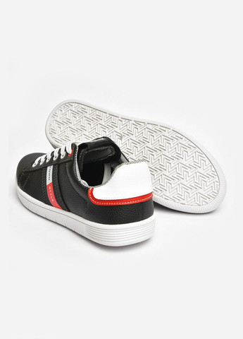 Черные демисезонные кроссовки подросток для мальчика черного цвета Let's Shop