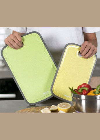 Дошка обробна Yellow 29х19см пластикова Fissman (372174270)