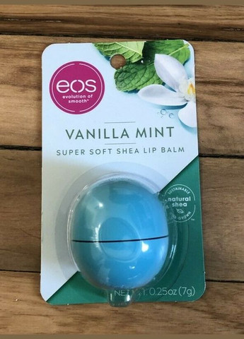 Бальзам для губ Visibly Soft Lip Balm Vanilla mint Ванільна м'ята (7 г) EOS (278773635)