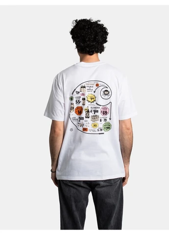 Футболка Catalogue C Logo White I034761.02XX Carhartt WIP (399356137)