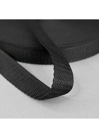 Лента ременная, стропа мягкая 2 см - черная Plus-plus (354793919)