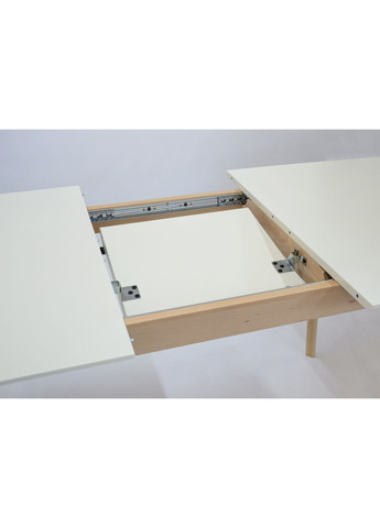 Стіл обідній розкладний Exen II 120(160)х80 см Кремовий Intarsio (372178410)