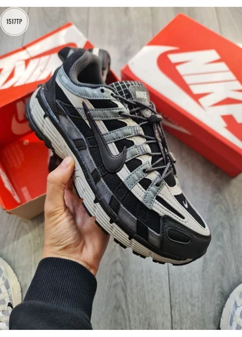Серые летние кроссовки nike p-6000 anthracite smoke grey найк п-6000 No Brand