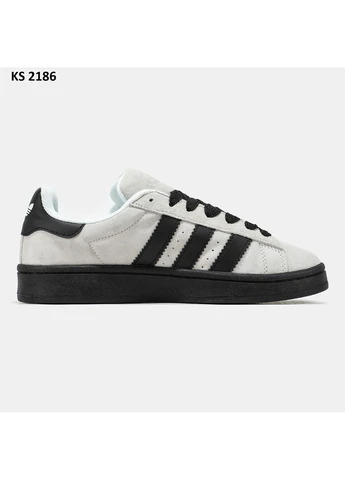 Чорні літні кросівки adidas campus 00s dark gray адідас кампус No Brand