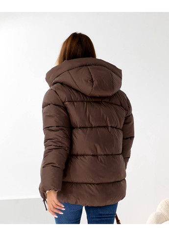 Темно-коричнева зимня куртка Україна UMButik