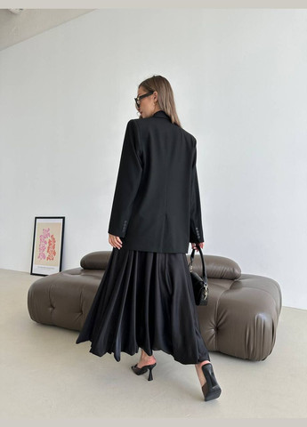 Черная повседневный юбка popluzhnaya