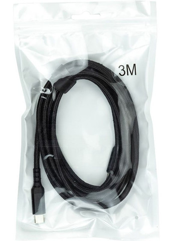 Кабель USB Type-C - USB Type-C (M/M) PD 60W, 3 м, Black (CA914104) San Guan (336954805)