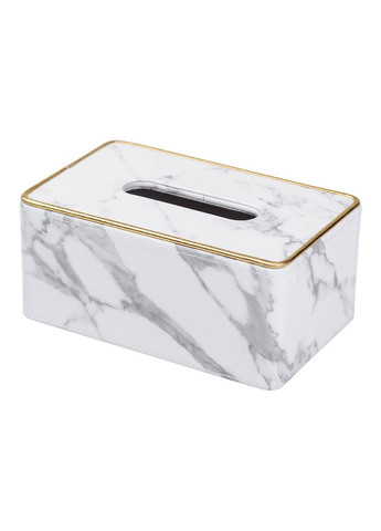 Салфетница из эко кожи 21.5х13х9 см для кафе и ресторанов мрамор HP-3-202 Yiwu (353501940)