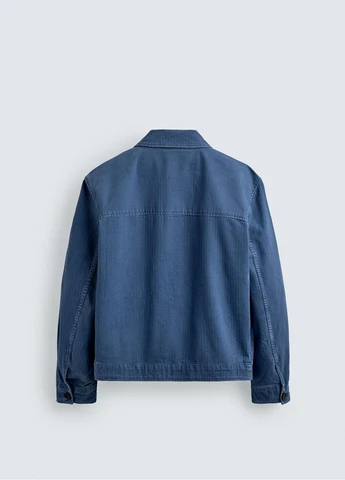 Синя літня куртка Zara