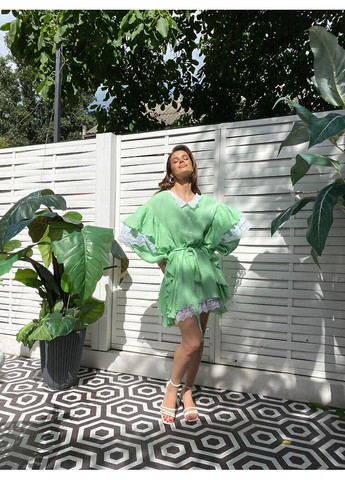 Салатова святковий жіноча сукня з мереживом anastasia (mil450) milirud