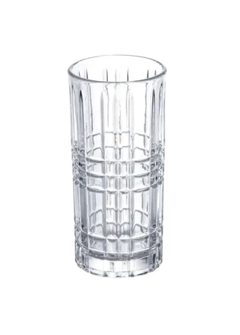 Набір склянок Geometric Glass 6 штук по 300 мл з рельєфним візерунком HP-17-3 Yiwu (401998385)